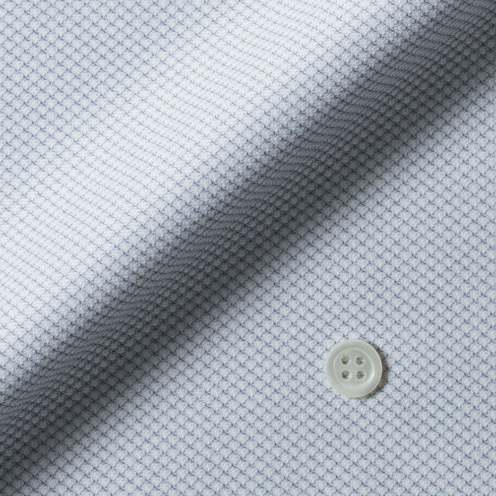 【29A8】 トリコット ドビー デザイン (ホワイト×ネイビー)