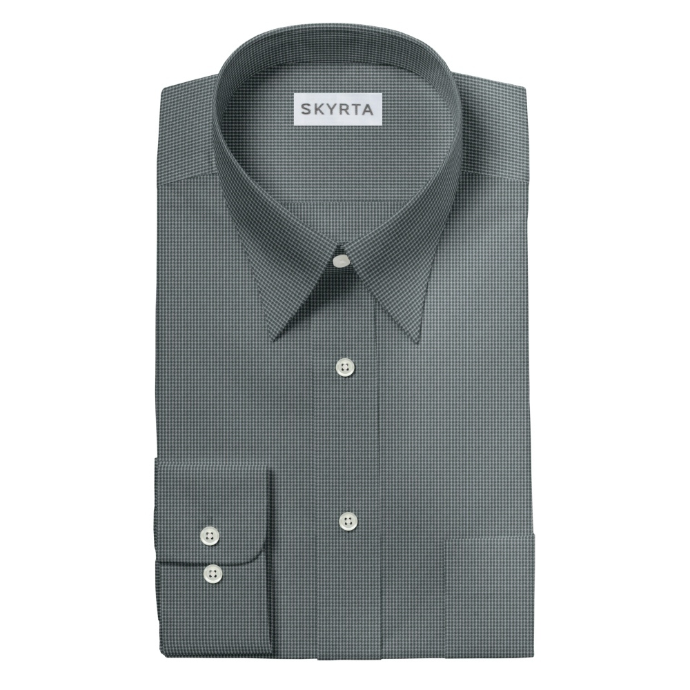 【29A9】 トリコット ドビー デザイン (グレー×ホワイト)