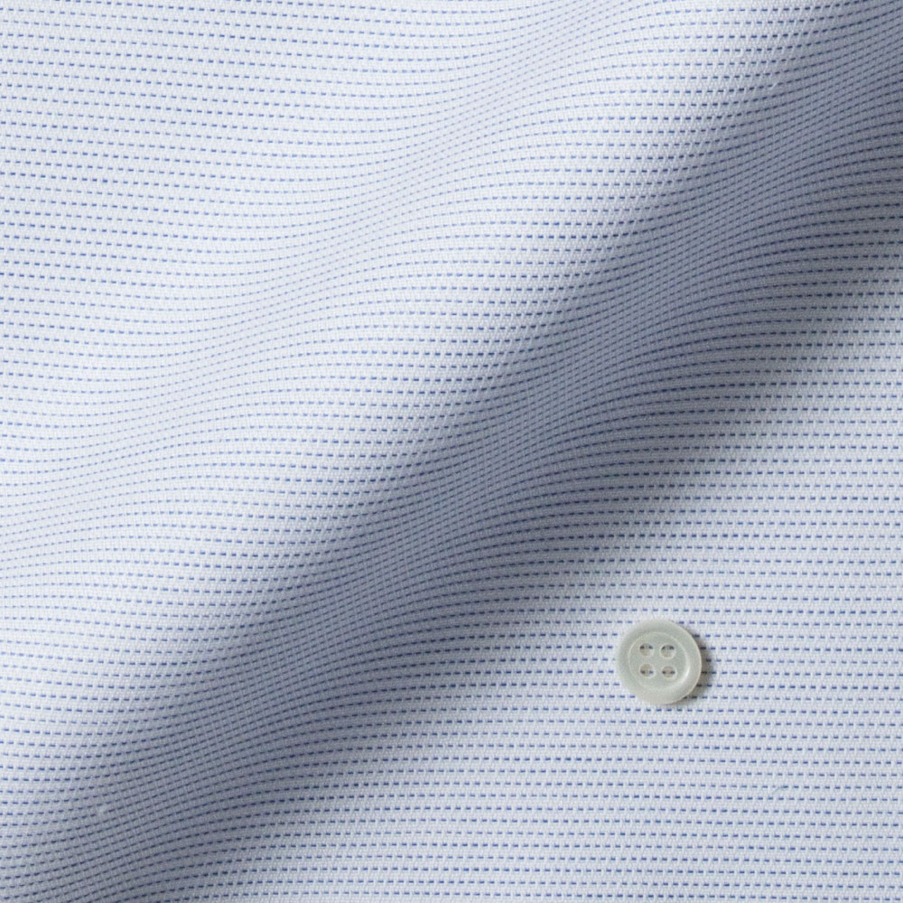 【2FH7】  ドビー デザイン (ホワイト×ブルー)