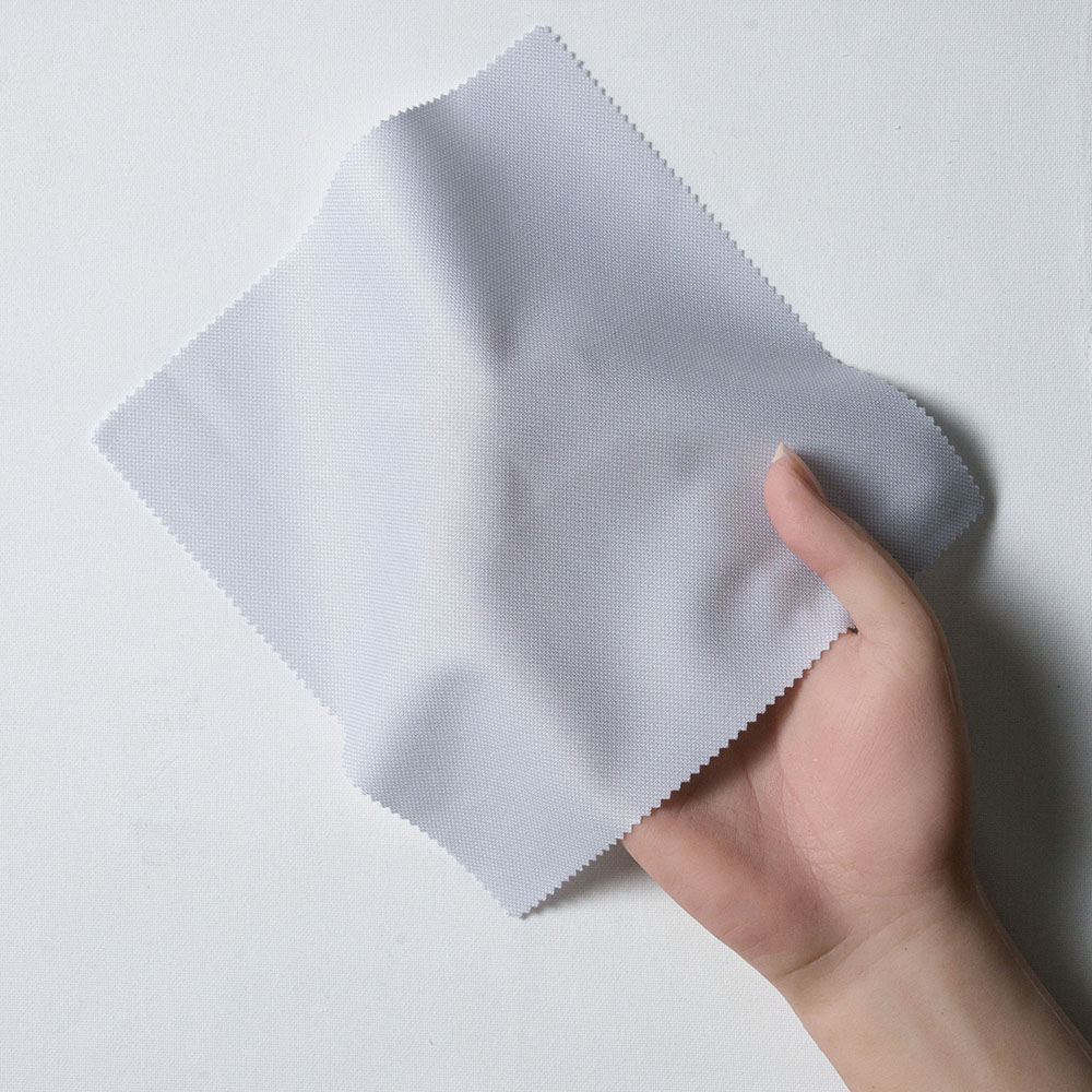 【2N54】 トリコット ドビー 無地 (サックス)