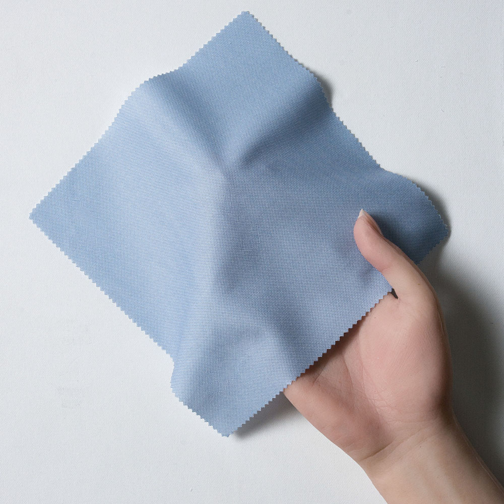 【2N55】 トリコット ドビー 無地 (ブルー)