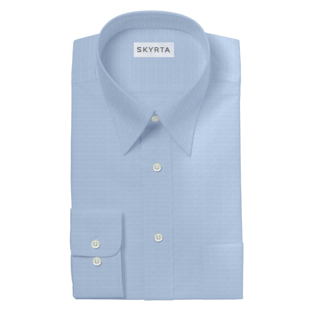 【2N55】 トリコット ドビー 無地 (ブルー)